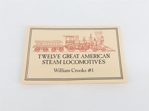 1:118 Scale Danbury Mint Diecast William Crooks Steam Loco #1 STATIC MODEL