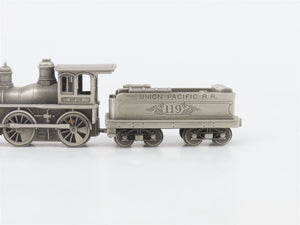 1:89 Scale Danbury Mint Diecast UP 4-4-0 Steam Loco #119 STATIC MODEL
