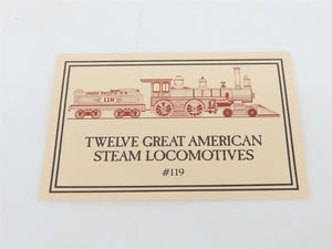 1:89 Scale Danbury Mint Diecast UP 4-4-0 Steam Loco #119 STATIC MODEL