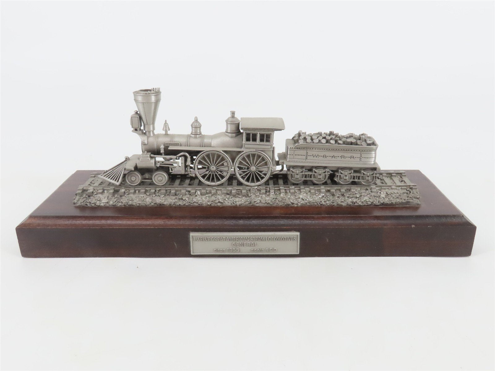 1:90 Scale Danbury Mint Diecast W&A General 4-4-0 Steam Loco #3 STATIC MODEL