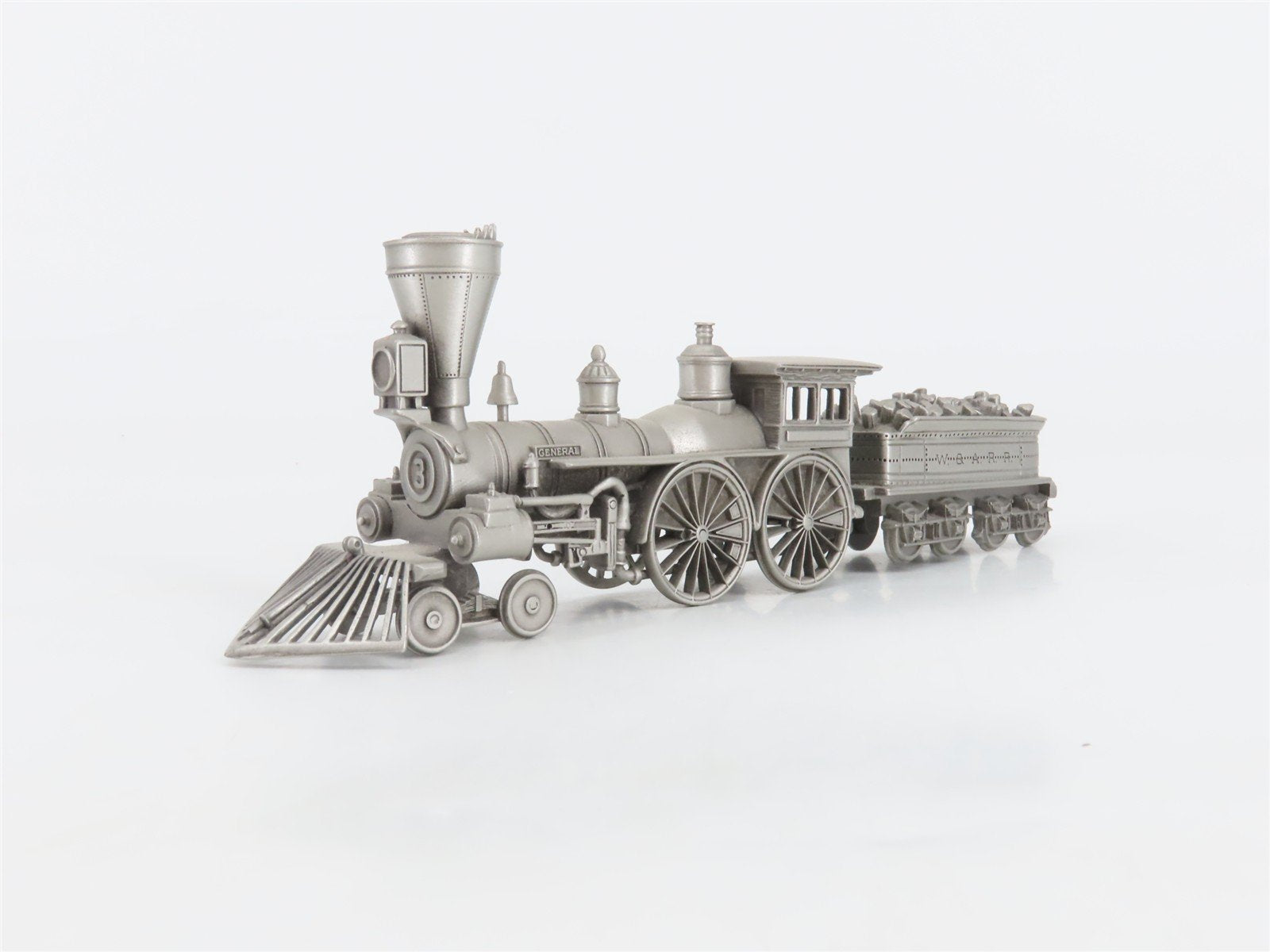 1:90 Scale Danbury Mint Diecast W&A General 4-4-0 Steam Loco #3 STATIC MODEL