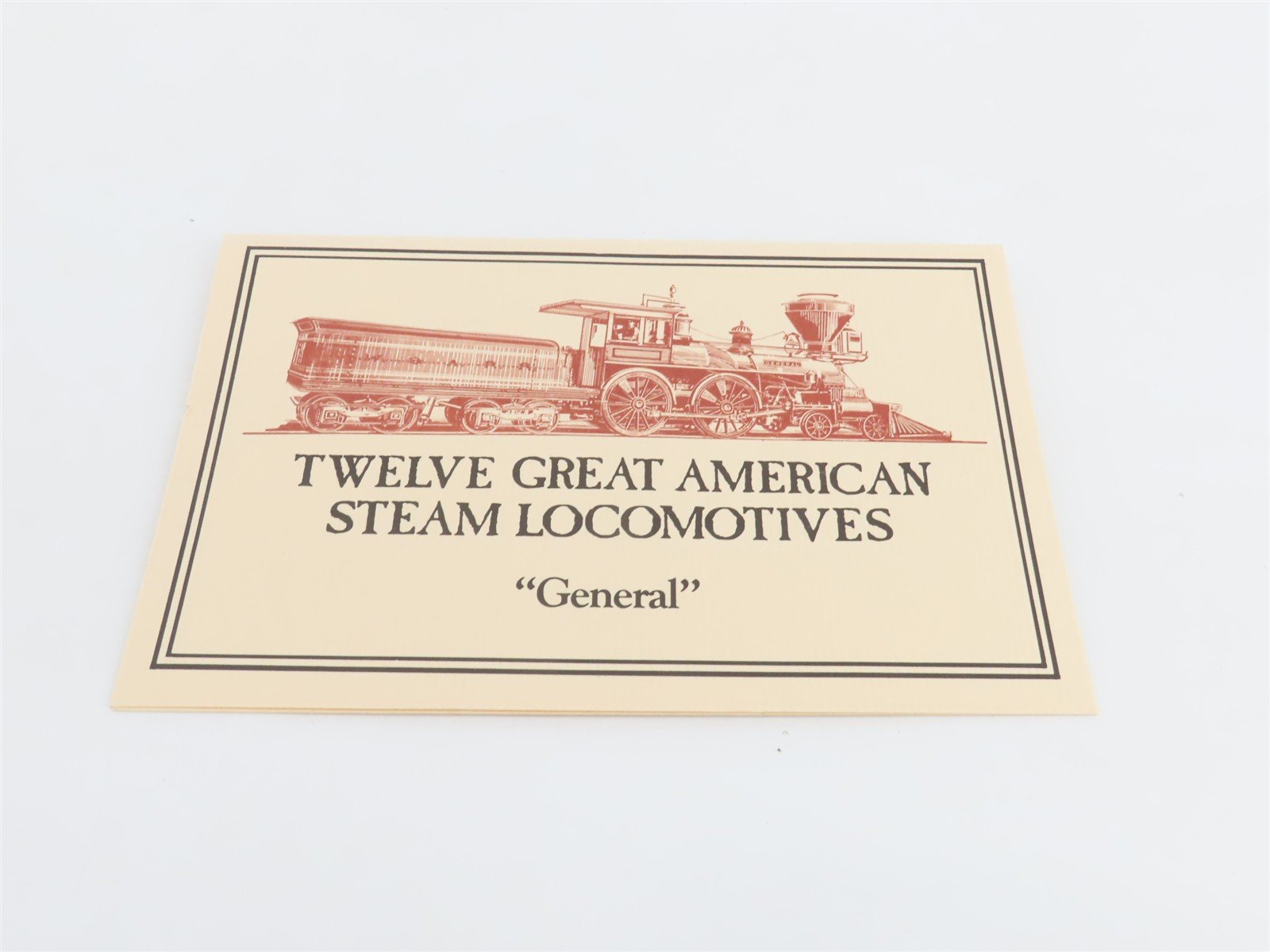 1:90 Scale Danbury Mint Diecast W&A General 4-4-0 Steam Loco #3 STATIC MODEL