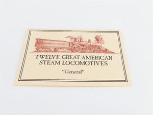 1:90 Scale Danbury Mint Diecast W&A General 4-4-0 Steam Loco #3 STATIC MODEL