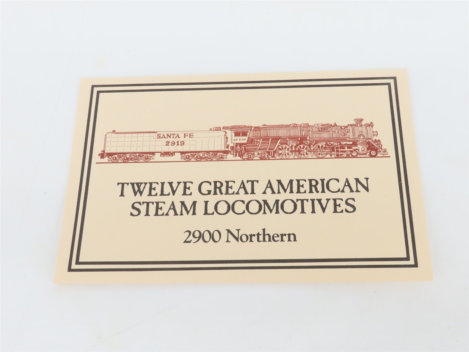 1:153 Scale Danbury Mint Diecast ATSF 4-8-4 Steam Loco #2919 STATIC MODEL
