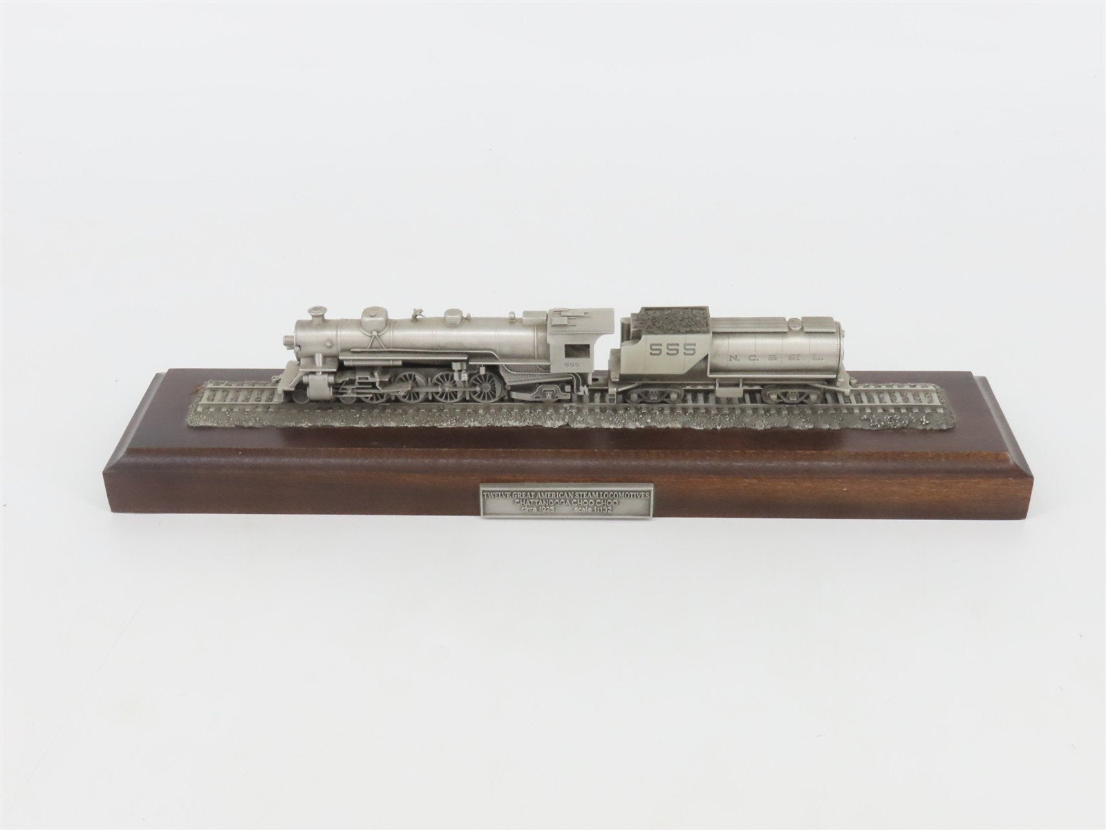 1:132 Scale Danbury Mint Die-Cast NC&StL J1 Steam Loco #555 STATIC MODEL