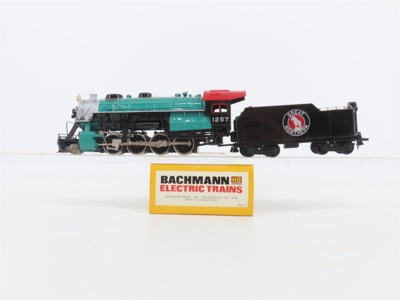 HO Scale Bachmann 0654 GN Great Northern 2-8-0 Steam Locomotive #1257