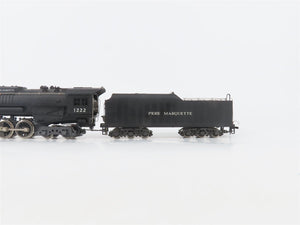 HO Scale Rivarossi PM Pere Marquette 2-8-4 Steam Locomotive #1222