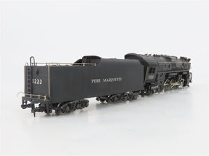 HO Scale Rivarossi PM Pere Marquette 2-8-4 Steam Locomotive #1222