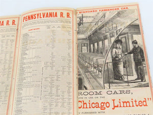 Sept 1883 PRR Pennsylvania Railroad Timetable