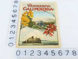Wonderful California Booklet w/Postcards