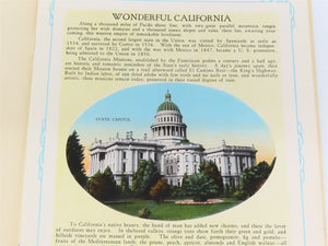 Wonderful California Booklet w/Postcards
