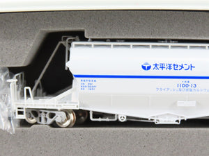 N Scale Tomix 97602 Private Owner Covered Hopper Wagon Type HOKI1100 8-Car Set