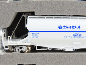 N Scale Tomix 97602 Private Owner Covered Hopper Wagon Type HOKI1100 8-Car Set