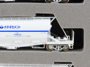 N Scale Tomix 97602 Private Owner Covered Hopper Wagon Type HOKI1100 8-Car Set