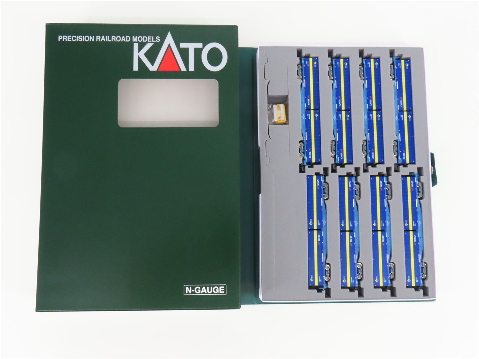 N Scale KATO 10-1871 KOKI 102+103 "Kangaroo Liner SS60" Flatcar 10-Piece Set