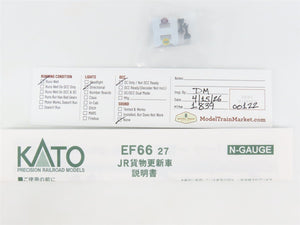 N Scale KATO 3090-5 JR Japan Freight Railway Renewal Class EF66 Electric #27