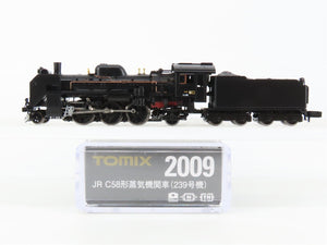 N Scale TOMIX 2009 JR Japan Railways 2-6-2 C58 Steam Locomotive #239