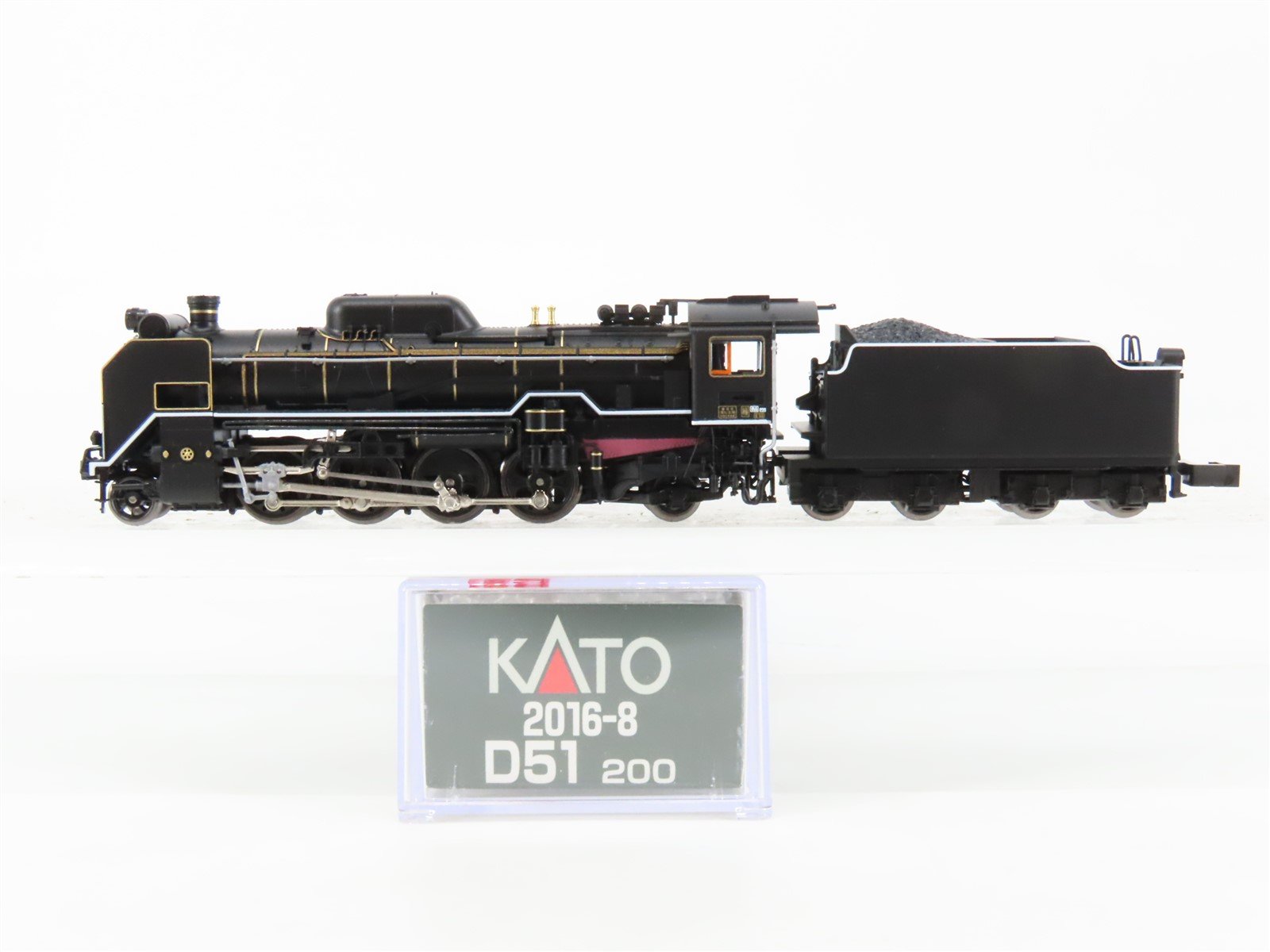 N Scale KATO 2016-8 JR West "SL Yamaguchi" 2-8-2 D51 Steam Locomotive #200