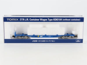 N Scale TOMIX 2778 JR Japan Freight Railway Type KOKI104 COFC Flat Car #2426