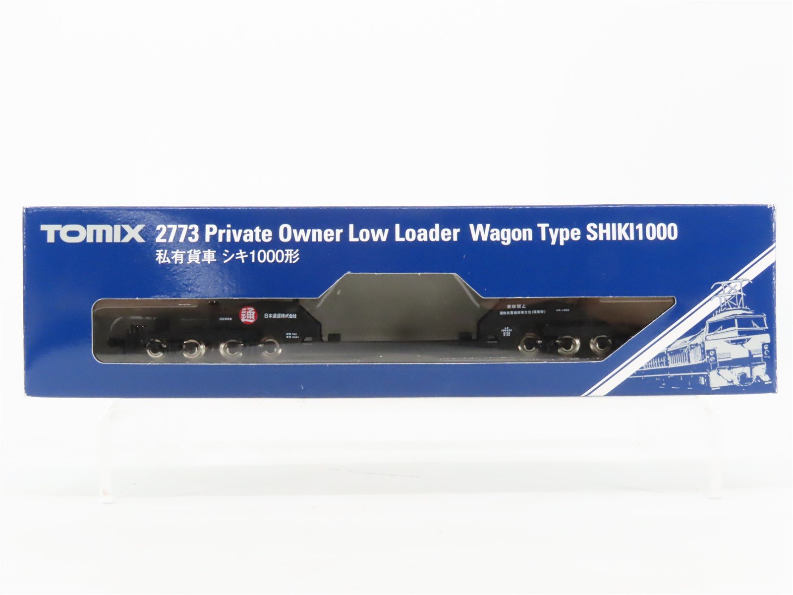 N TOMIX 2773 Nippon Express SHIKI1000 Low Loader Flat Car w/ Transformer Load