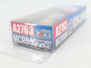 N Scale MicroAce A2763 JR Hokkaido Type MCR600 Diesel Snow Plow - Powered