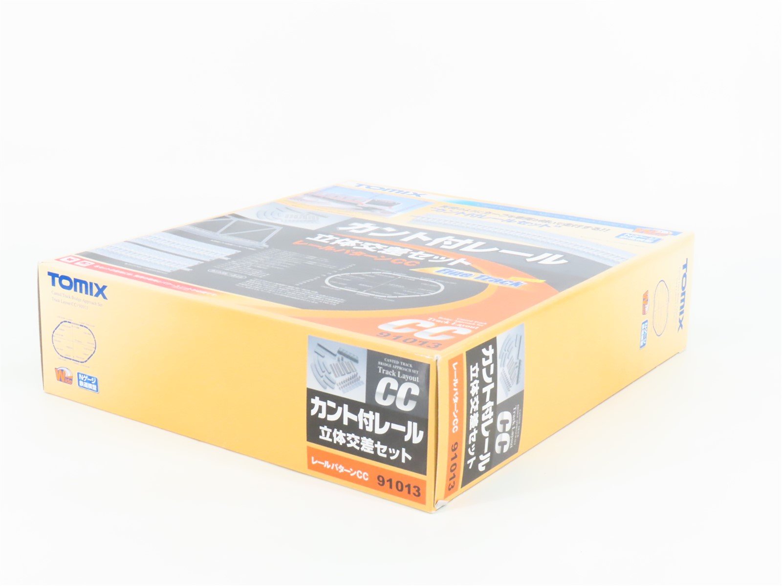 N Scale TOMIX Fine Track 91013 Wide Canted Track Bridge Approach Set (Layout CC)