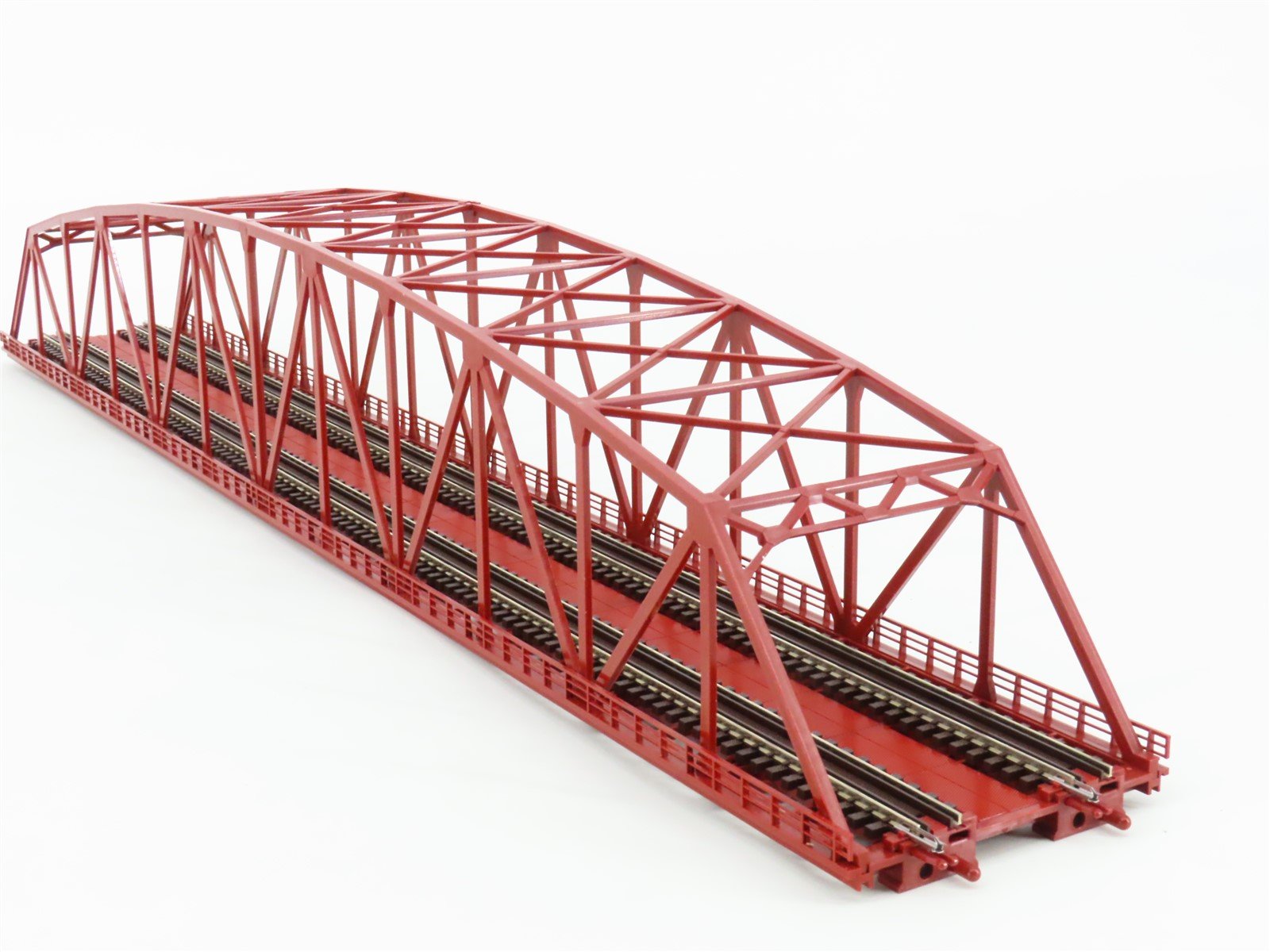 N TOMIX Fine Track 3221 Double Track Large Curved-Chord Truss Bridge w/ Piers