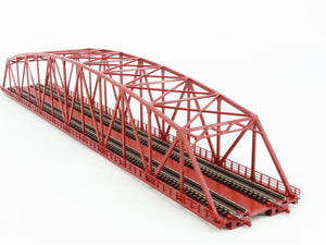 N TOMIX Fine Track 3221 Double Track Large Curved-Chord Truss Bridge w/ Piers