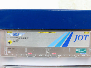 LOT of 3 N Scale TOMIX Panasonic, JOT, & Nippon Express Containers 2-Packs