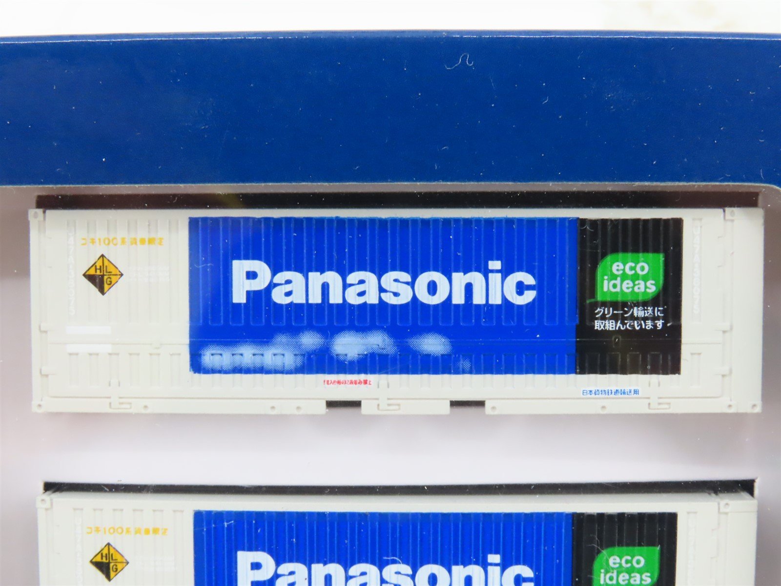 LOT of 3 N Scale TOMIX Panasonic, JOT, & Nippon Express Containers 2-Packs