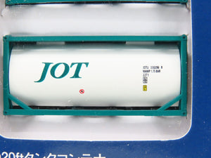 LOT of 4 N Scale TOMIX Japanese NRS & JOT Tanktainer Containers 2-Packs