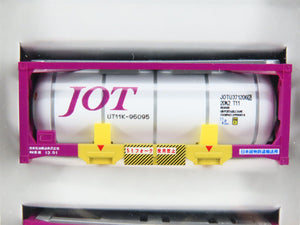 LOT of 4 N Scale TOMIX Japanese NRS & JOT Tanktainer Containers 2-Packs