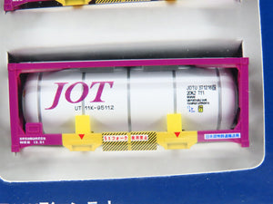 LOT of 4 N Scale TOMIX Japanese NRS & JOT Tanktainer Containers 2-Packs