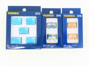 LOT of 3 N Scale TOMIX Japanese Tank Containers & Nishio Containers Packs