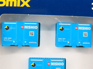 LOT of 3 N Scale TOMIX Japanese Tank Containers & Nishio Containers Packs