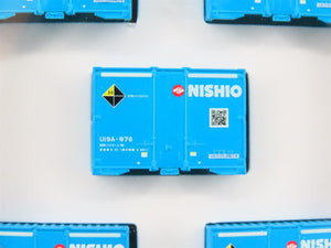 LOT of 3 N Scale TOMIX Japanese Tank Containers & Nishio Containers Packs