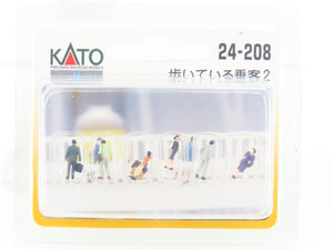 N 1/150 Scale KATO 24-208 Passengers Walking #2 People Figures 6-Pack