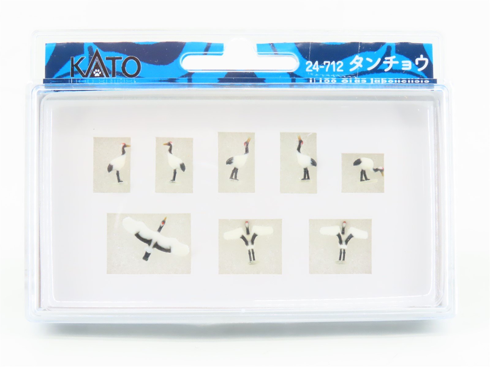 N 1/150 Scale KATO Figu-Animal 24-712 Red-Crowned Crane Figures 8-Pack