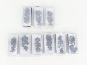 LOT of 9 N 1/160 Scale TOMIX 0336 & 0337 Black & Gray TN Close Coupler 6-Packs