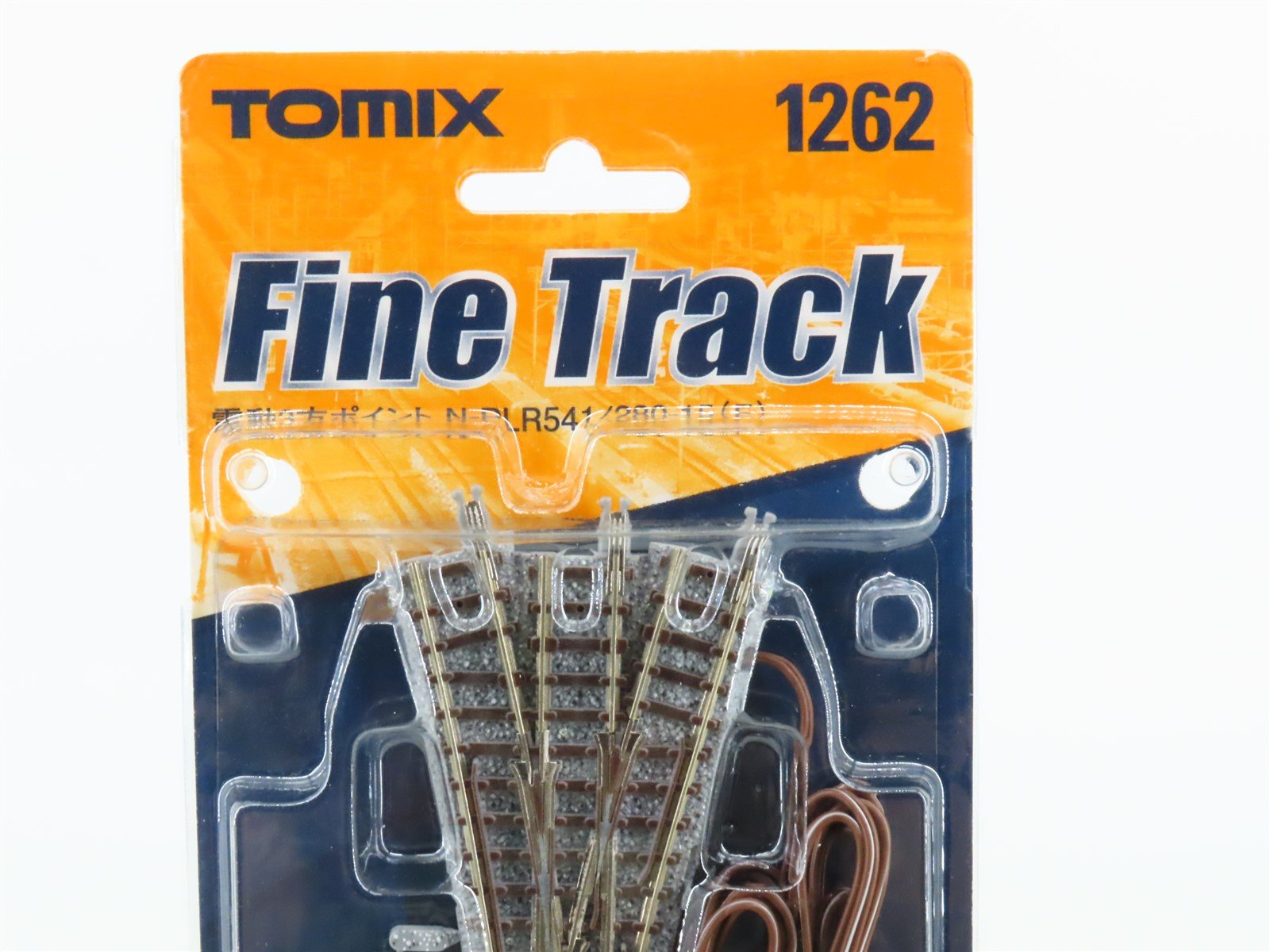 N Scale TOMIX Fine Track 1262 PLR541/280-15F Electric 3-Way Points Turnout
