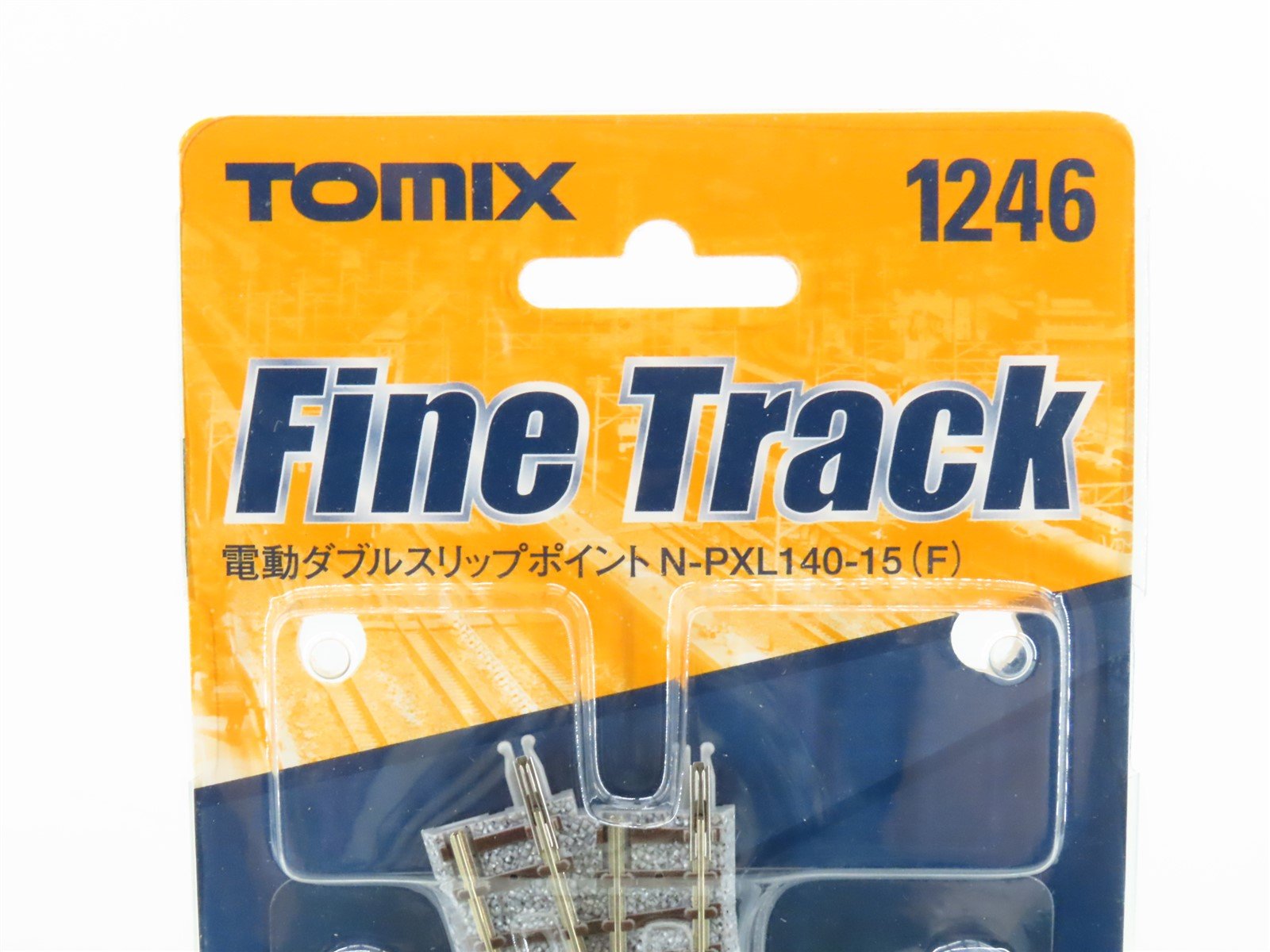 N Scale TOMIX Fine Track 1246 PXL140-15F Electric Double-Slip Points Crossing