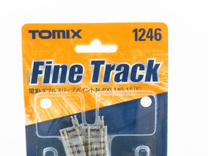 N Scale TOMIX Fine Track 1246 PXL140-15F Electric Double-Slip Points Crossing