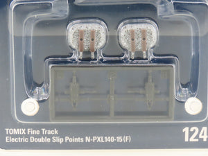 N Scale TOMIX Fine Track 1246 PXL140-15F Electric Double-Slip Points Crossing