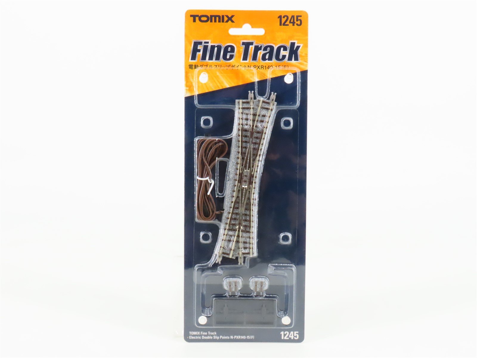 N Scale TOMIX Fine Track 1245 PXR140-15F Electric Double-Slip Points Crossing