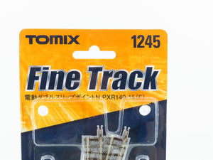 N Scale TOMIX Fine Track 1245 PXR140-15F Electric Double-Slip Points Crossing