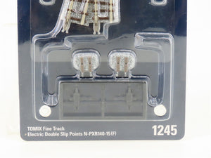 N Scale TOMIX Fine Track 1245 PXR140-15F Electric Double-Slip Points Crossing