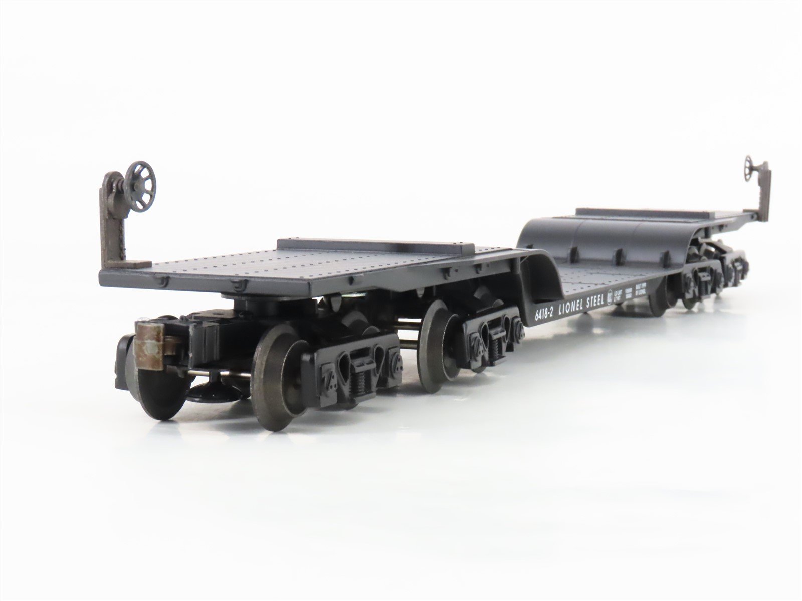 O Gauge 3-Rail Lionel 6-36900 Steel Depressed Center Flat Car #6418-2