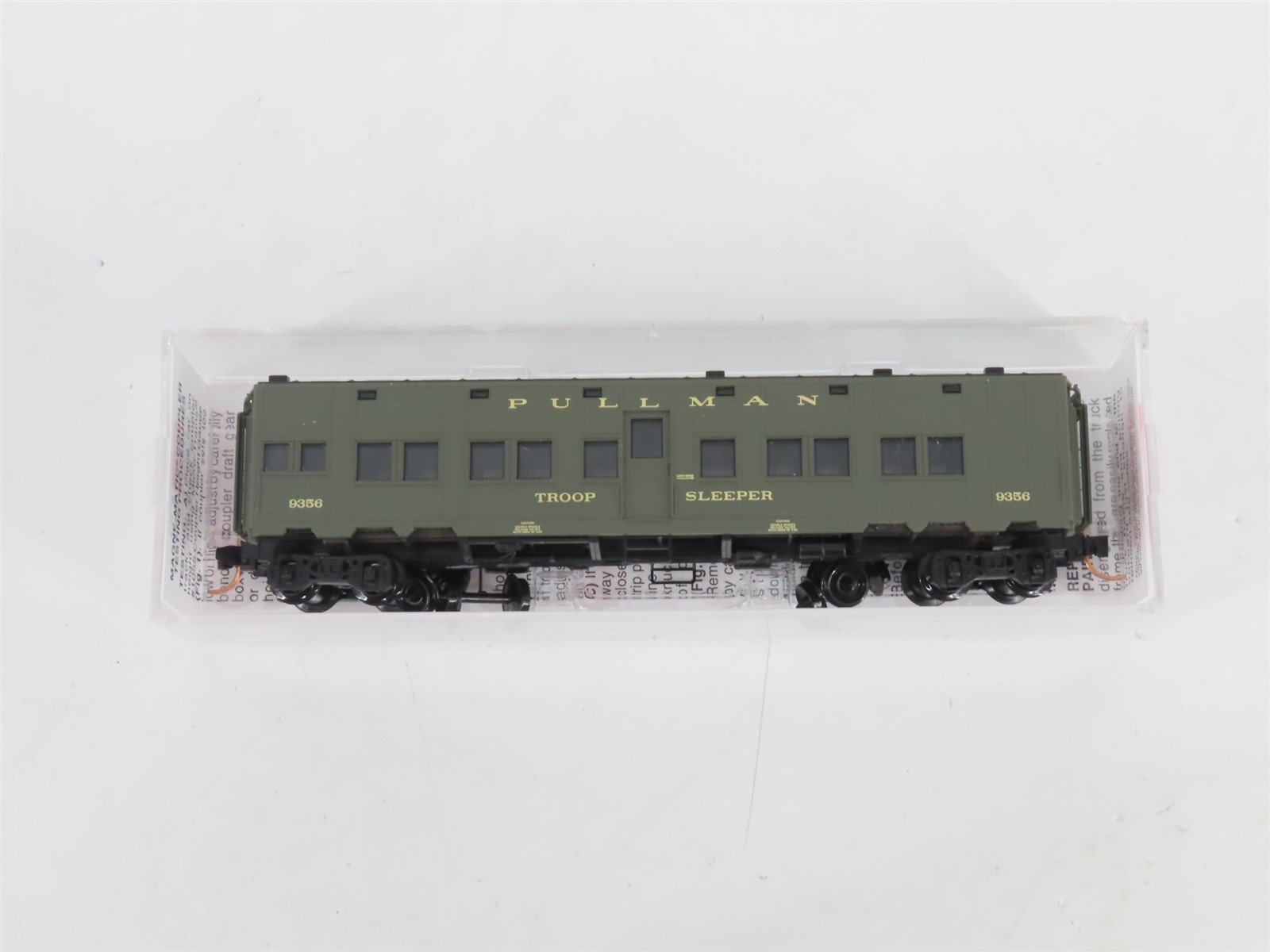 N Scale Micro-Trains MTL 11600011 U.S. Office Of Defense 50' Troop Sleeper #9356