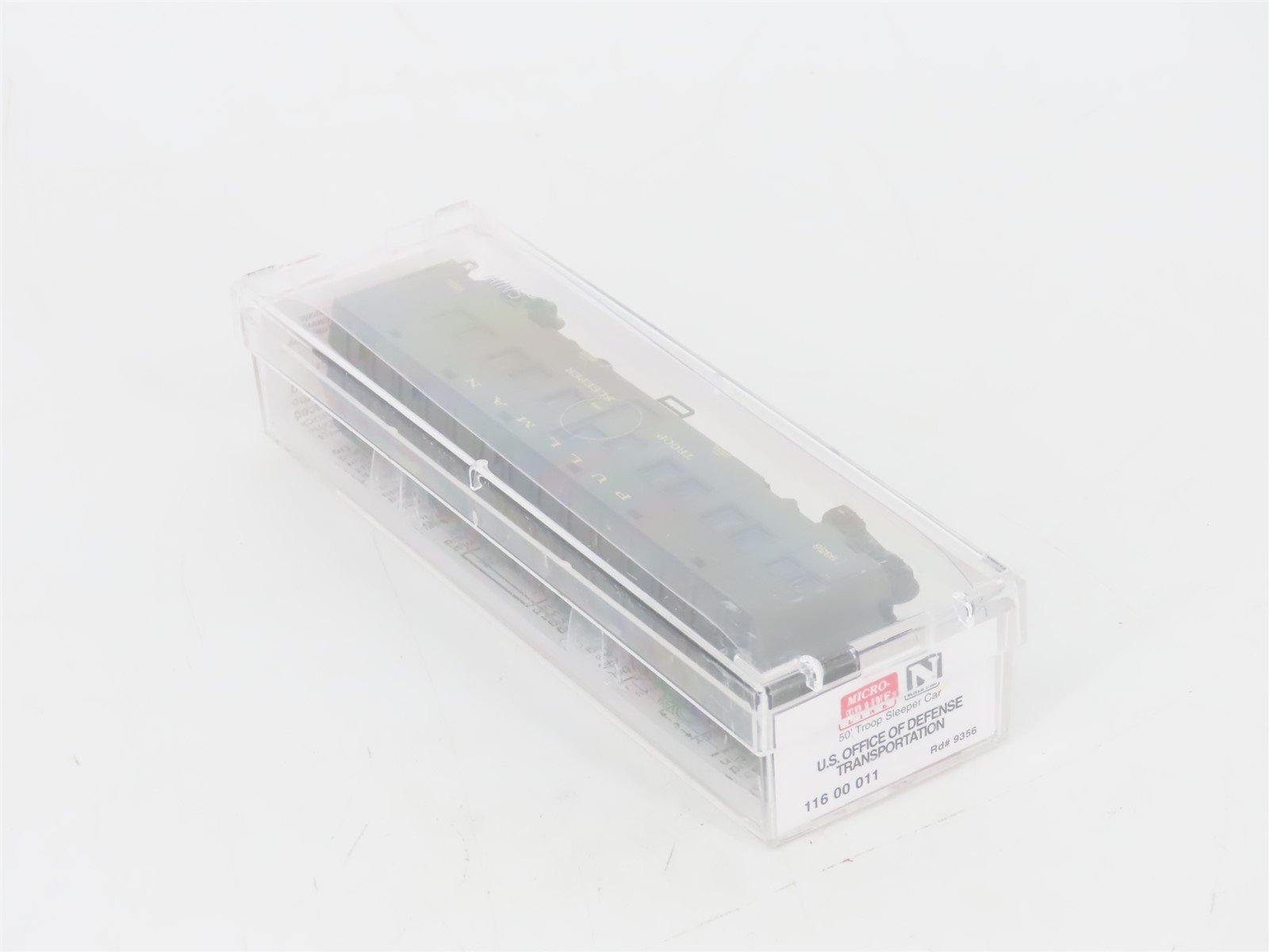 N Scale Micro-Trains MTL 11600011 U.S. Office Of Defense 50' Troop Sleeper #9356