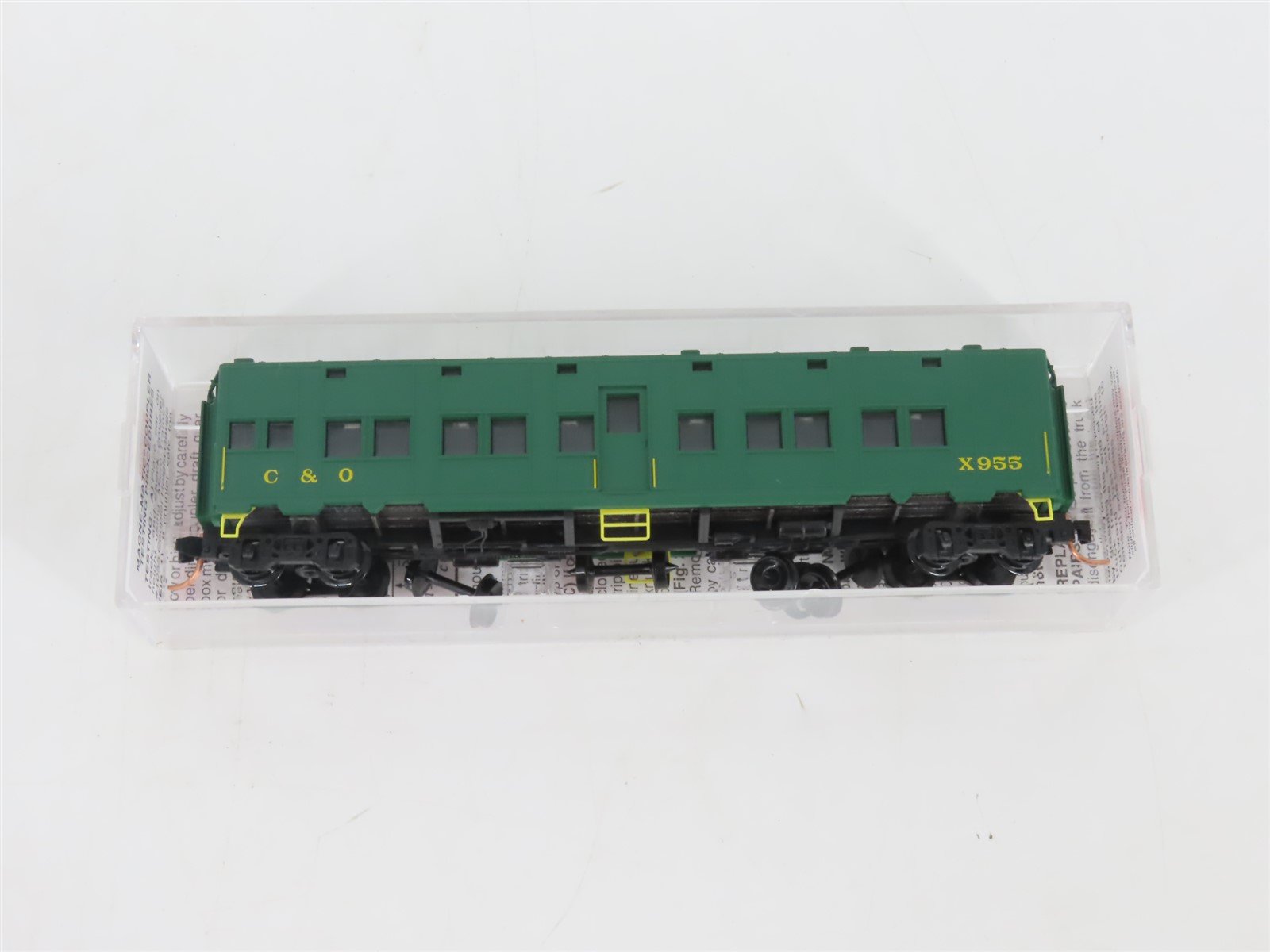 N Scale Micro-Trains MTL 116030.2 C&O Chesapeake & Ohio Troop Sleeper #X955